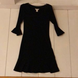 Black dress with mid sleeves